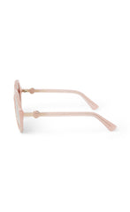 Temperley London The Florence Studded Round Sunglasses Milky Pink