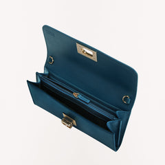 Furla 1927 Chain Wallet, Blu Jay, Ares
