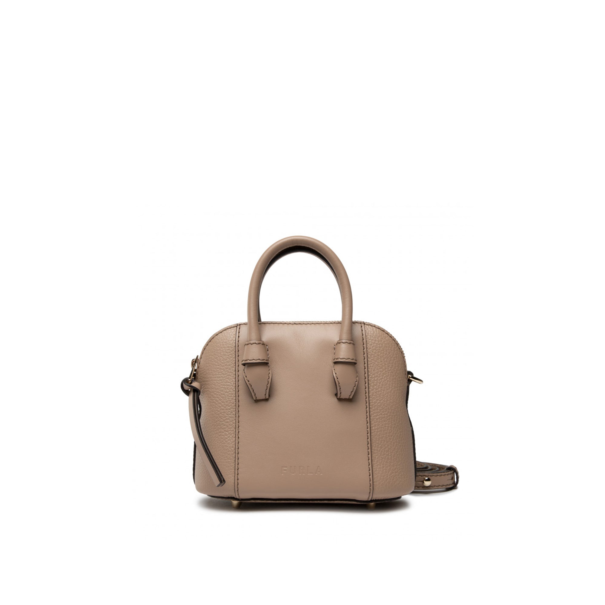 Shop latest trending Furla Greige color Top Handle Bags Online Italian Leather Made in Italy for Women InstaRunway