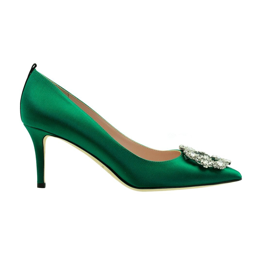 Shop SJP by Sarah Jessica Parker Emerald Green color Pumps for Women Online | InstaRunway.com