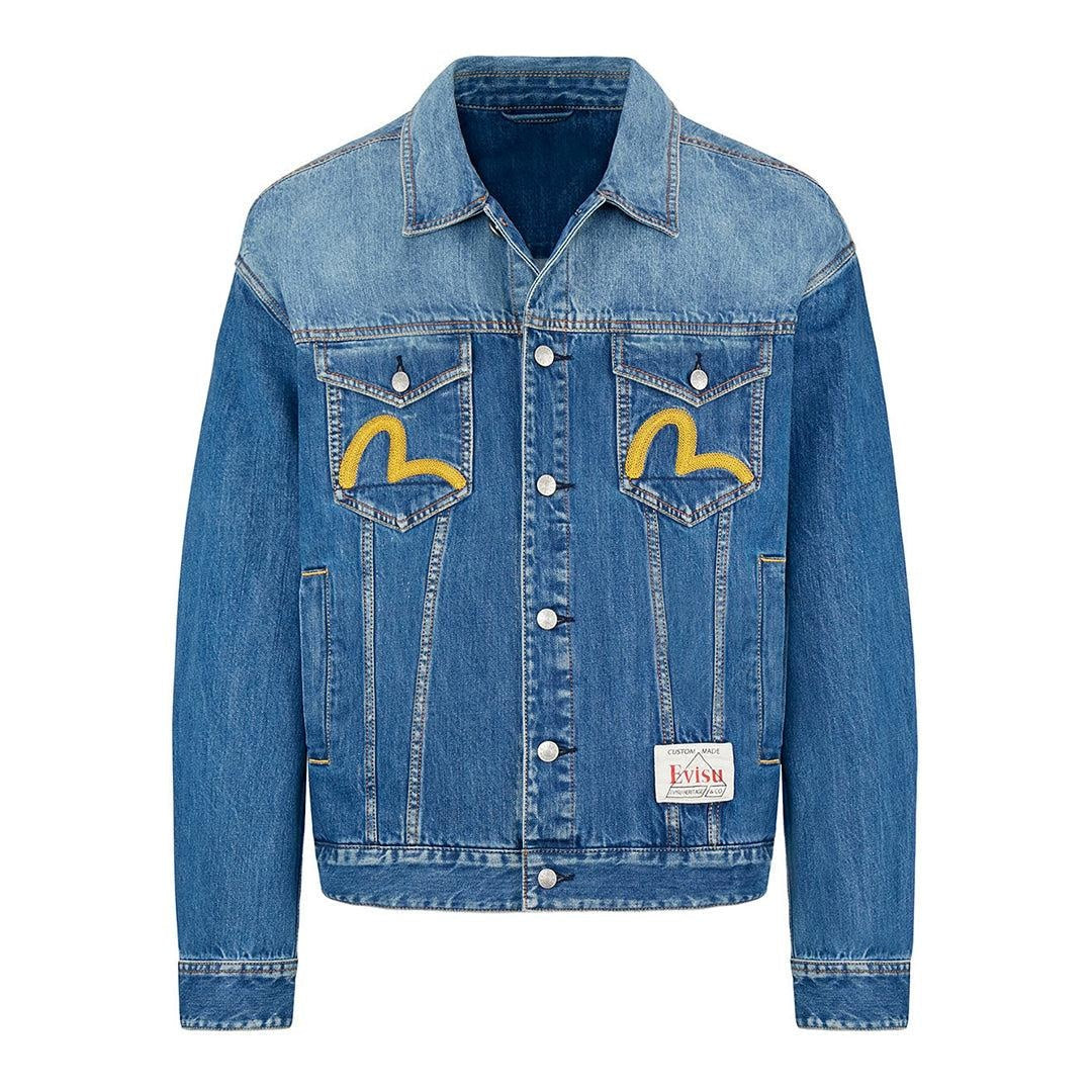 2 color hot sale jean jacket