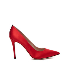 SJP by Sarah Jessica Parker Fawn 100mm Red Satin Pumps