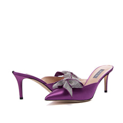 SJP by Sarah Jessica Parker Middle East Exclusive Paley 70mm Mauve Satin Mules