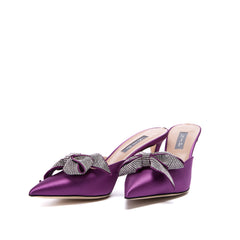 SJP by Sarah Jessica Parker Middle East Exclusive Paley 70mm Mauve Satin Mules