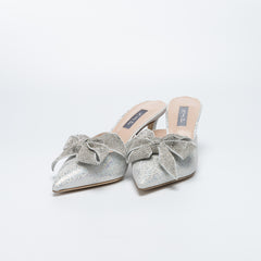 SJP by Sarah Jessica Parker Paley Frosty Suede Mules 70mm