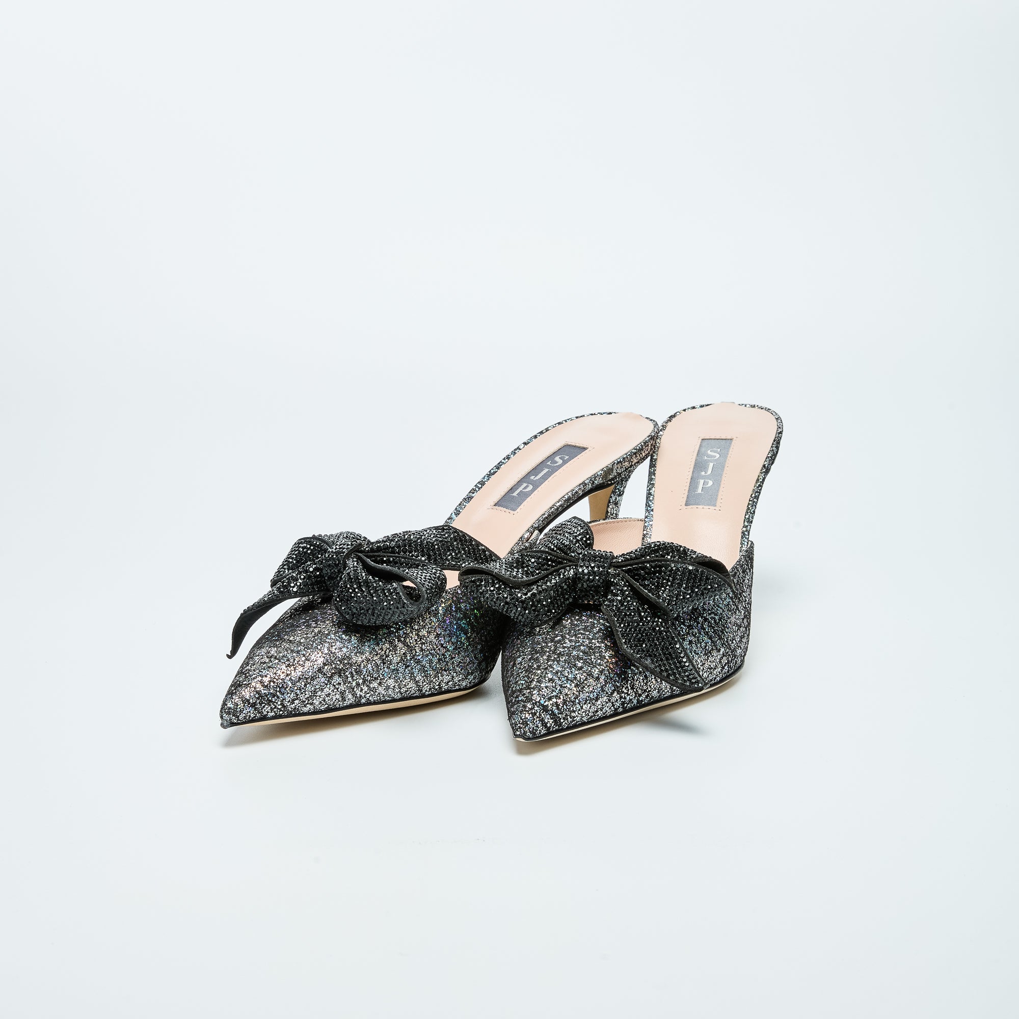 SJP by Sarah Jessica Parker Paley Black Suede Mules 70mm