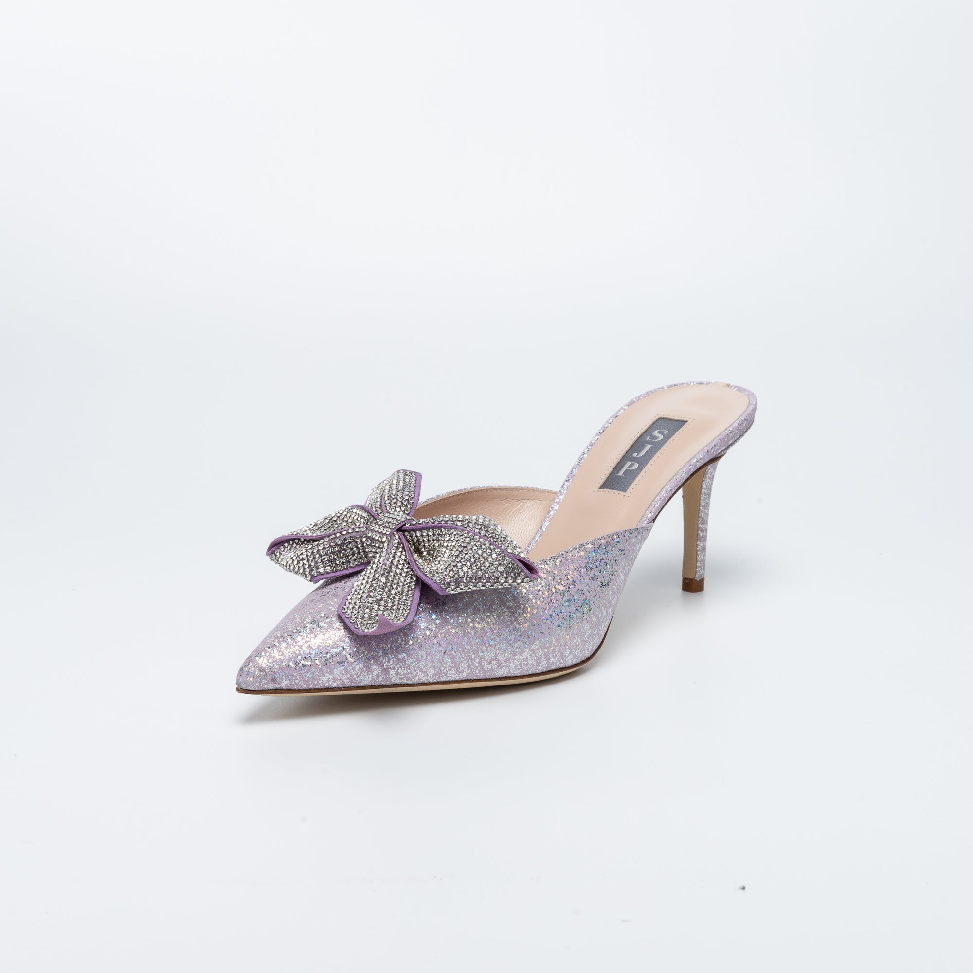 SJP by Sarah Jessica Parker Paley Glicine Suede Mules 70mm