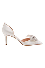 SJP by Sarah Jessica Parker Alice 70mm Ivory Satin Pumps