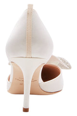 SJP by Sarah Jessica Parker Alice 70mm Ivory Satin Pumps