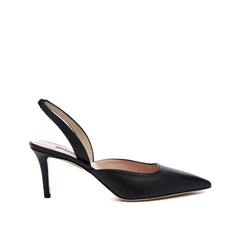 SJP by Sarah Jessica Parker Middle East Exclusive Maverick 70mm Black Leather Slingback