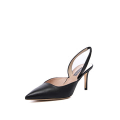 SJP by Sarah Jessica Parker Middle East Exclusive Maverick 70mm Black Leather Slingback