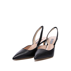 SJP by Sarah Jessica Parker Middle East Exclusive Maverick 70mm Black Leather Slingback