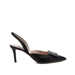 SJP by Sarah Jessica Parker Middle East Exclusive Noblesli 70mm Black Leather Slingback