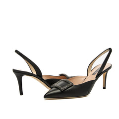 SJP by Sarah Jessica Parker Middle East Exclusive Noblesli 70mm Black Leather Slingback