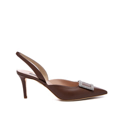 SJP by Sarah Jessica Parker Middle East Exclusive Noblesli 70mm Tan Leather Slingback