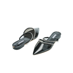 SJP by Sarah Jessica Parker Arrival Boulevard Charcoal Gum Mules 10mm