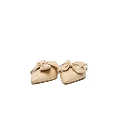 SJP by Sarah Jessica Parker Mento Nude Leather Mules 10mm