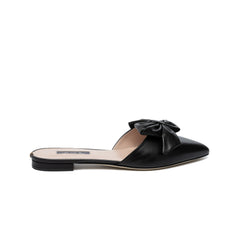 SJP by Sarah Jessica Parker Mento Black Leather Mules 10mm