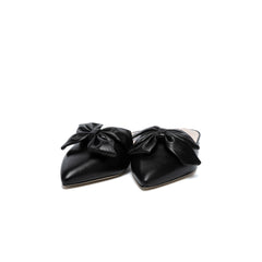 SJP by Sarah Jessica Parker Mento Black Leather Mules 10mm