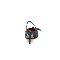 SJP by Sarah Jessica Parker Perenne Dark Grey Satin Slingback 70mm