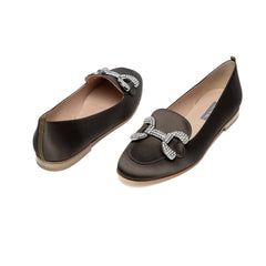 SJP by Sarah Jessica Parker Grand Alto Satin Loafers 10mm