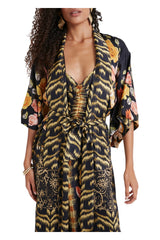 Cleo Silk Kimono Dress