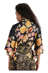 Cleo Silk Kimono Dress