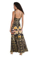 Cleo Silk Maxi Dress