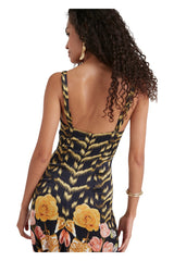 Cleo Silk Maxi Dress