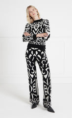 Temperley London Jani Knit Trouser Black