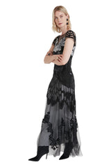 Inez Polyester Maxi Dress