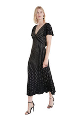 Temperley London Comet Crystal Black Coacktail Dress