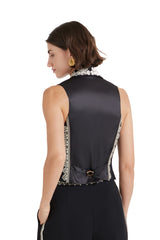 Temperley London Lottie Black Waistcoat