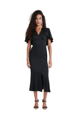 Temperley London Willow Black Coacktail Dress