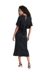 Temperley London Willow Black Coacktail Dress