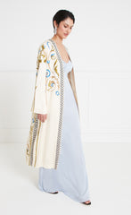 Temperley London Alessia Kimono Dress- Halogen Blue