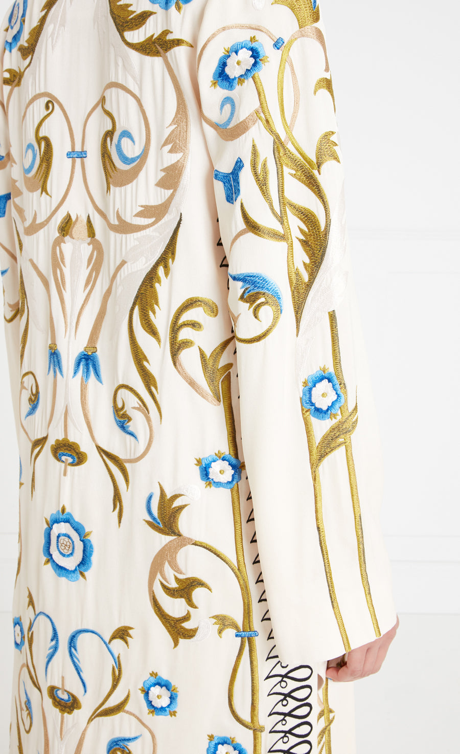 Temperley London Alessia Kimono Dress- Halogen Blue