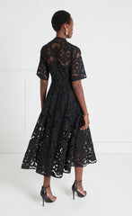 Temperley London Guinevere Shirt Maxi Dress - Black