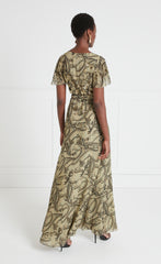 Temperley London Silvana Wrap Midi Dress - Fern