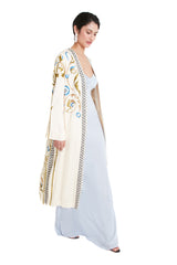 Temperley London Alessia Kimono Dress- Halogen Blue