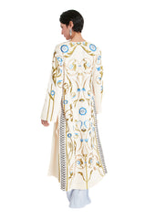 Temperley London Alessia Kimono Dress- Halogen Blue