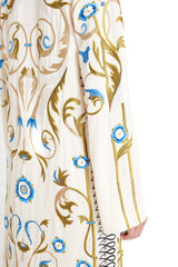 Temperley London Alessia Kimono Dress- Halogen Blue