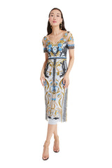 Temperley London Alessia Midi Dress - Halogen Blue