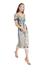 Temperley London Alessia Midi Dress - Halogen Blue