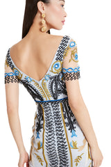 Temperley London Alessia Midi Dress - Halogen Blue