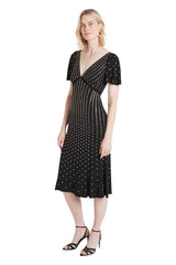 Temperley London Loretta A-Line Evening Midi Dress