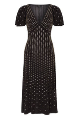 Temperley London Loretta A-Line Evening Midi Dress