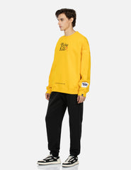 Evisu Logo And Seagull Print Oversized Sweatshirt