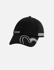 Evisu Reflective Tape Logo Print Cap