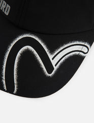 Evisu Reflective Tape Logo Print Cap